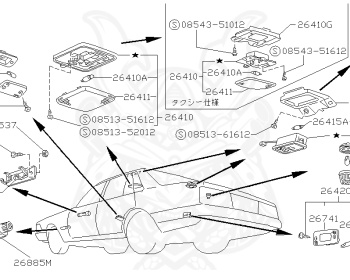 Nissan - Cedric/Gloria - Y30 - 1984 - BRO TYPE - SEDAN(S) - AUTOMATIC TRANSMISSION(FA) - VG30E