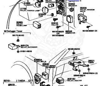 Toyota - Carina - AA60 - 1987 - DLX TYPE - SEDAN - Automatic - 3AU