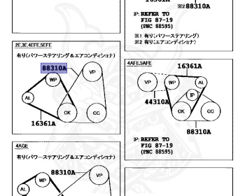 Toyota - Corolla - AE101 - 1993 - GT TYPE - 4-DOOR(SEDAN) - Automatic - 4AGE