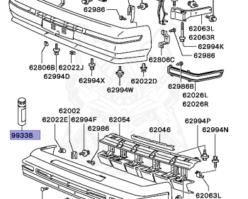 Mitsubishi - Delica Star Wagon - P35W - 1993 - HSRGT2 - 4D56