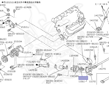 Genuine Fairlady Z Z31 Cooling OEM parts supplied from Japan