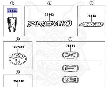 Toyota - Premio - NZT260 - 2018 - 1NZFE