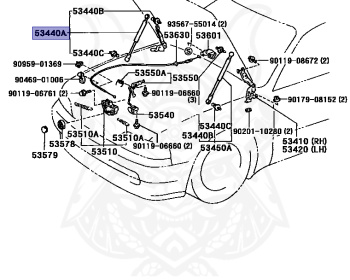 Toyota - Aristo - JZS147 - 1994 - 3.0V TYPE - 2JZGTE