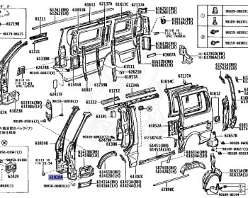 Toyota - Hiace - KZH106W - 1994 - SUPER CUSTOM MOON  ROOF TYPE - 4-DOOR - Automatic - 1KZTE