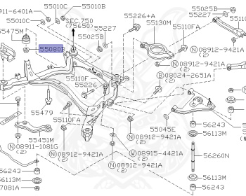 Nissan - 180SX - RS13 - 1998 - Type R/X - HATCH BACK(HB) - MANUAL TRANSMISSION(MT) - FOUR WHEELS STEERING(4WS) - SR20DET