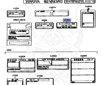 Toyota - Corolla - CE90 - 1989 - SE TYPE - 4-DOOR - Manual - 1C