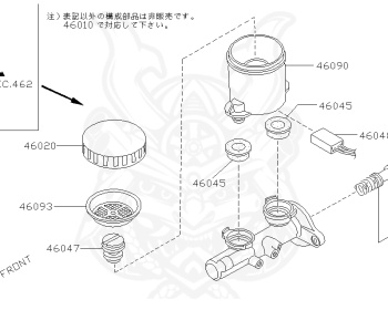 46011-11P26 - Nissan - Brake master cylinder repair kit - Nengun