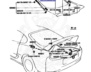Toyota - Supra A80 MKIV - JZA80 - 1994 - RZ TYPE - LIFTBACK - Manual - 2JZGTE
