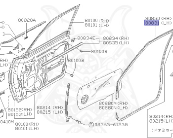 Nissan - Sunny - B11 - 1981 - ES - HARDTOP(K) - 4 SPEED A/T(F4) - E15S