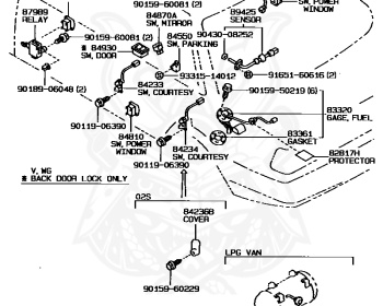 Toyota - Corolla - CE90 - 1987 - SE TYPE - 4-DOOR - Manual - 1C