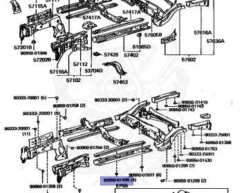 Toyota - Starlet - EP82 - 1993 - SOLEIL-L TYPE - 5-DOOR - Manual - 4EFE