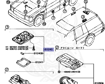 Toyota - Crown - GS131 - 1988 - ROYAL SALOON TYPE - HARDTOP - Automatic - 1GGZE