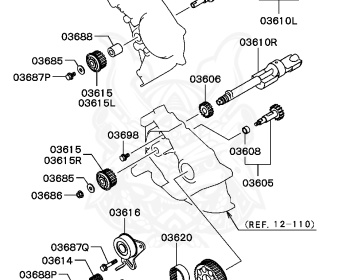 Mitsubishi - Delica Truck - L039P - 1990 - YMZD4 - 4D56