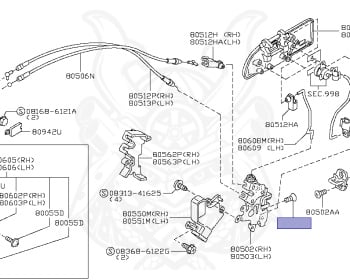 Nissan - Elgrand - E51 - 2006 - XL GRADE - 5-door coach (5K) - 4 WHEEL DRIVE(4WD) - AUTOMATIC TRANSMISSION(AT) - VQ35DE