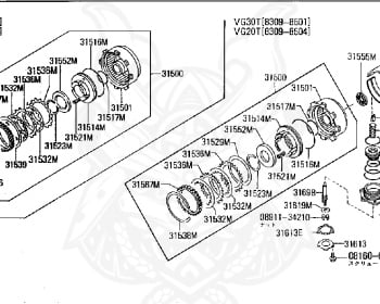 Nissan - Fairlady Z - Z31 - 1986 - ZR - AUTOMATIC TRANSMISSION(AT) - T-bar roof (KZ#) - VG30D