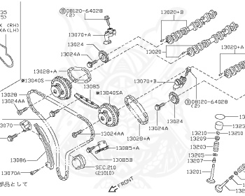 Nissan - Stagea - M35 - 2001 - AR-X FOUR - WAGON(W) - 4 WHEEL DRIVE(4WD) - 5 SPEED A/T(AT.F5) - HICAS - VQ25DET
