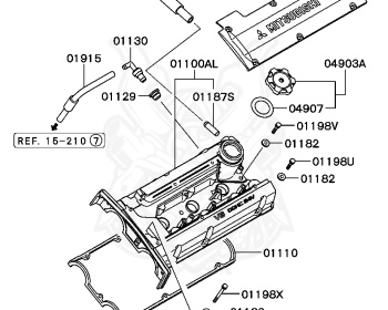 Mitsubishi - FTO - DE3A - 1995 - HNGH - 6A12