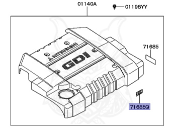 Mitsubishi - Galant - EA1A - 1996 - SRGC - 4G93