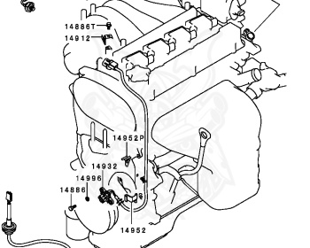 Mitsubishi - Galant - EA1A - 1997 - PRGC - 4G93