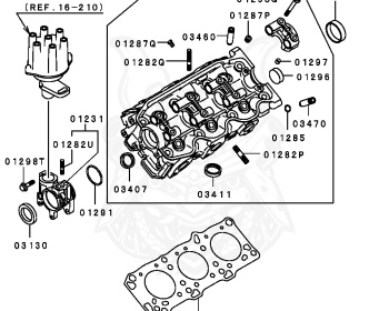 Mitsubishi - Pajero - V23W - 1995 - GRXE - 6G72