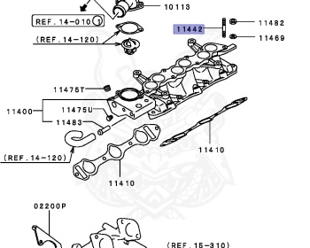 Mitsubishi - Pajero - V43W - 1991 - GRXE - 6G72
