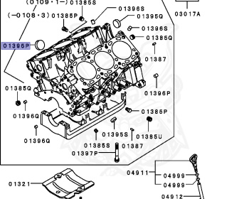 Mitsubishi - Challenger - K99W - 2000 - GYXC9 - 6G74