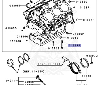 Mitsubishi - Pajero - V65W - 1999 - MRHCQ1 - 6G74