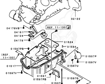 Mitsubishi - Pajero - V45W - 1997 - GYPC - 6G74