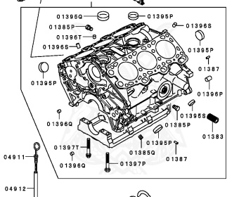 Mitsubishi - Lancer - CB6A - 1991 - PNHM - 6A10