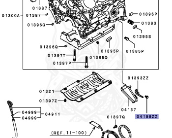 Mitsubishi - Legnum VR-4 - EC5W - 1999 - LRGE1 - 6A13