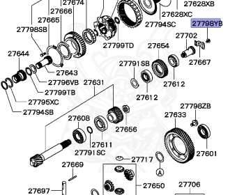 Mitsubishi - Lancer - C62A - 1989 - SRU2 - 4G15
