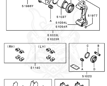 Mitsubishi - Mirage - CJ1A - 1997 - MRUE3 - 4G13