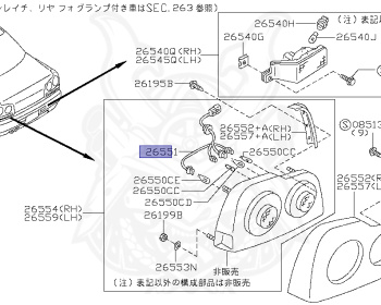 Nissan - Skyline - R34 25GT - ENR34 - 1999 - 25GT FOUR - 2 door hard top (2K) - MANUAL TRANS 5-SPEED(MT.F5) - Hi-cast 4-link (IRS.4WD) - RB25DE