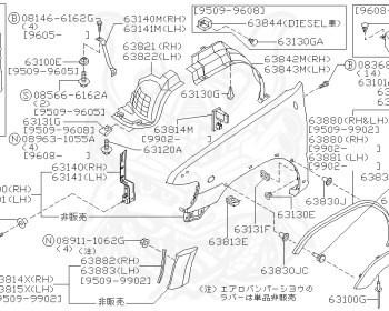 Nissan - Pathfinder - R50 - 1997 - SE TYPE - WAGON(W) - 4 WHEEL DRIVE(4WD) - AUTOMATIC TRANSMISSION(AT) - VG33E