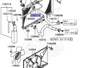 Mitsubishi - Mirage - CJ1A - 1999 - MRUE3 - 4G13