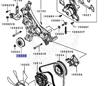 Mitsubishi - Delica - PD6W - 2005 - HSEHE5 - 6G72
