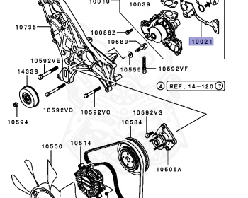 Mitsubishi - Pajero - V25W - 1992 - GRXM1 - 6G74