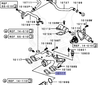 Mitsubishi - Diamante - F31A - 1994 - TRHA1 - 6G73