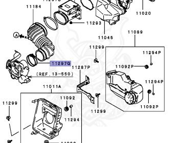 Mitsubishi - RVR - N23WG - 1996 - SNUM5 - 4G63