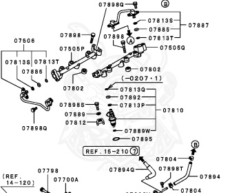 Mitsubishi - Pajero - V25W - 1990 - GNHM - 6G74