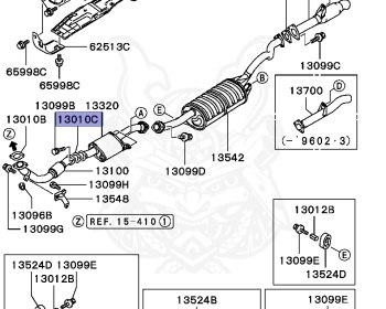 Mitsubishi - Pajero - V46V - 1998 - HNSF - 4M40