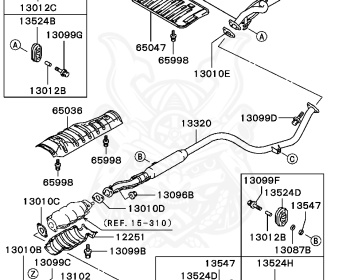Mitsubishi - Mirage - CJ1A - 1995 - MRUE3 - 4G13