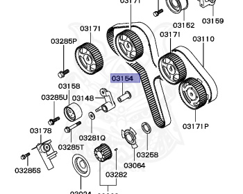 Mitsubishi - Lancer - CB6A - 1991 - SNPM - 6A10