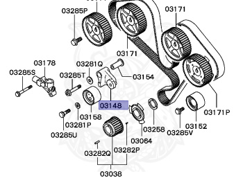 Mitsubishi - Diamante - F36A - 1999 - TYGH - 6G72