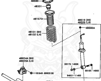 Genuine Soarer 4.0GT UZZ30 Handling OEM parts supplied from Japan