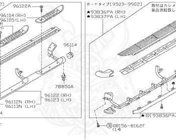 Nissan - Pathfinder - R50 - 1995 - LE GRADE - WAGON(W) - 4 WHEEL DRIVE(4WD) - AUTOMATIC TRANSMISSION(AT) - VG33E