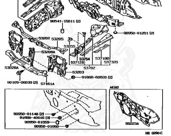 Toyota - Corolla - AE92 - 1988 - Manual - 4AGZE