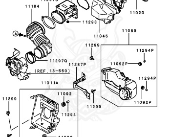 Mitsubishi - RVR - N23WG - 1997 - SRXM2 - 4G63