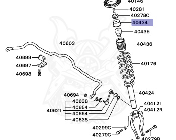 Mitsubishi - Galant - EC1A - 1996 - PRGC6 - 4G93