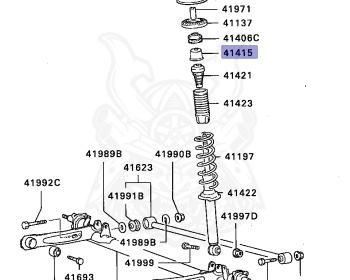 Mitsubishi - Lancer - C62A - 1987 - SKU - 4G15